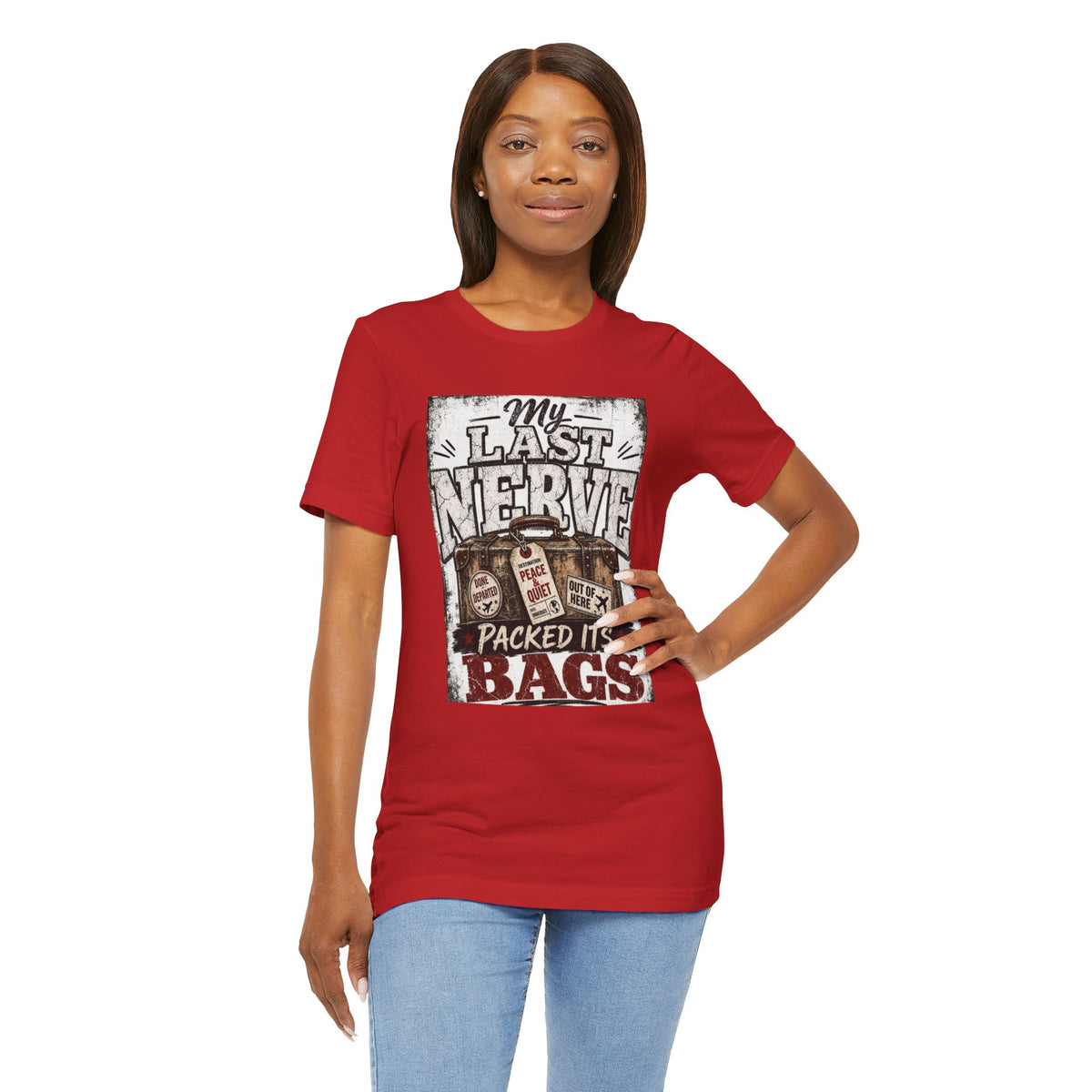 My last nerve packed it's bags T-shirt