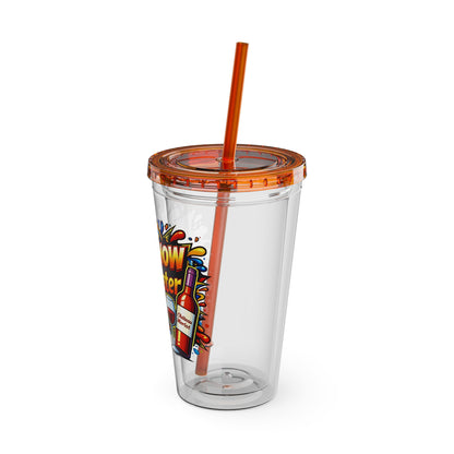 WINE NOW Adult later Clear Insulated Cup