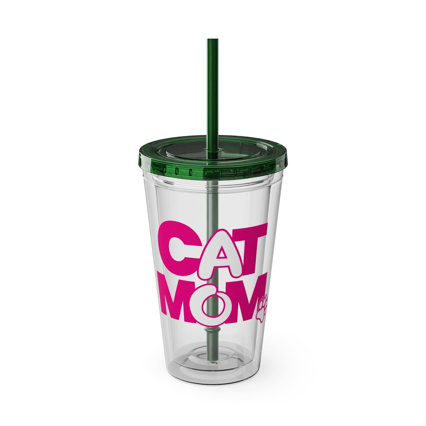Cat mom pink Insulated Cup