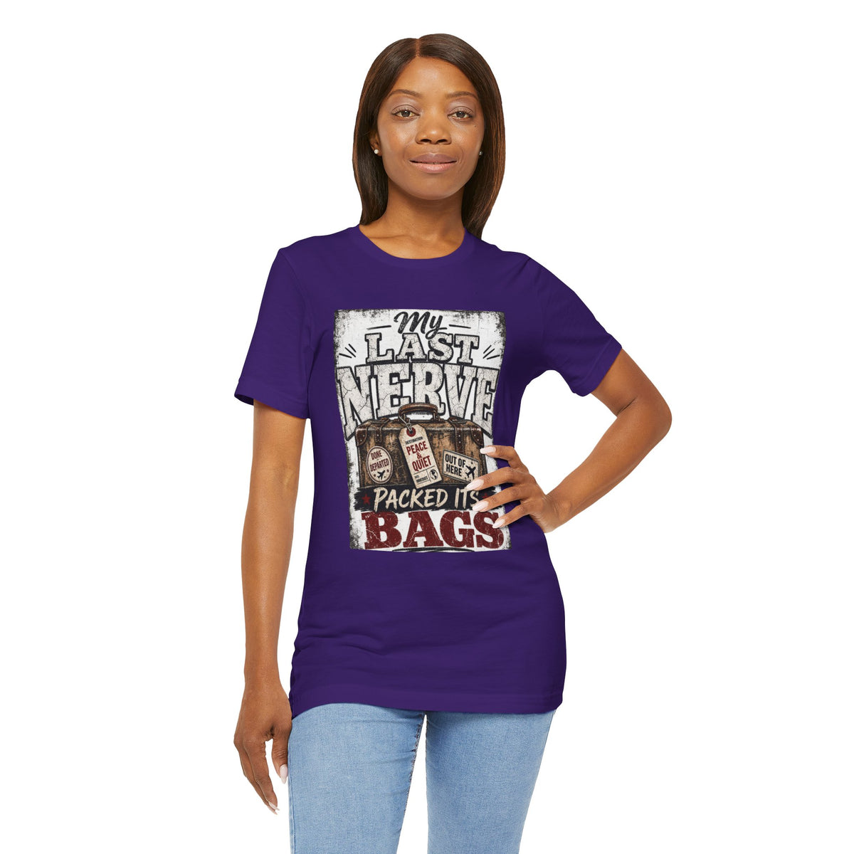 My last nerve packed it's bags T-shirt