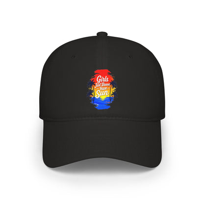 Girls just wanna have sun Baseball Cap