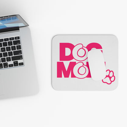 Dog mom pink Mouse Pad