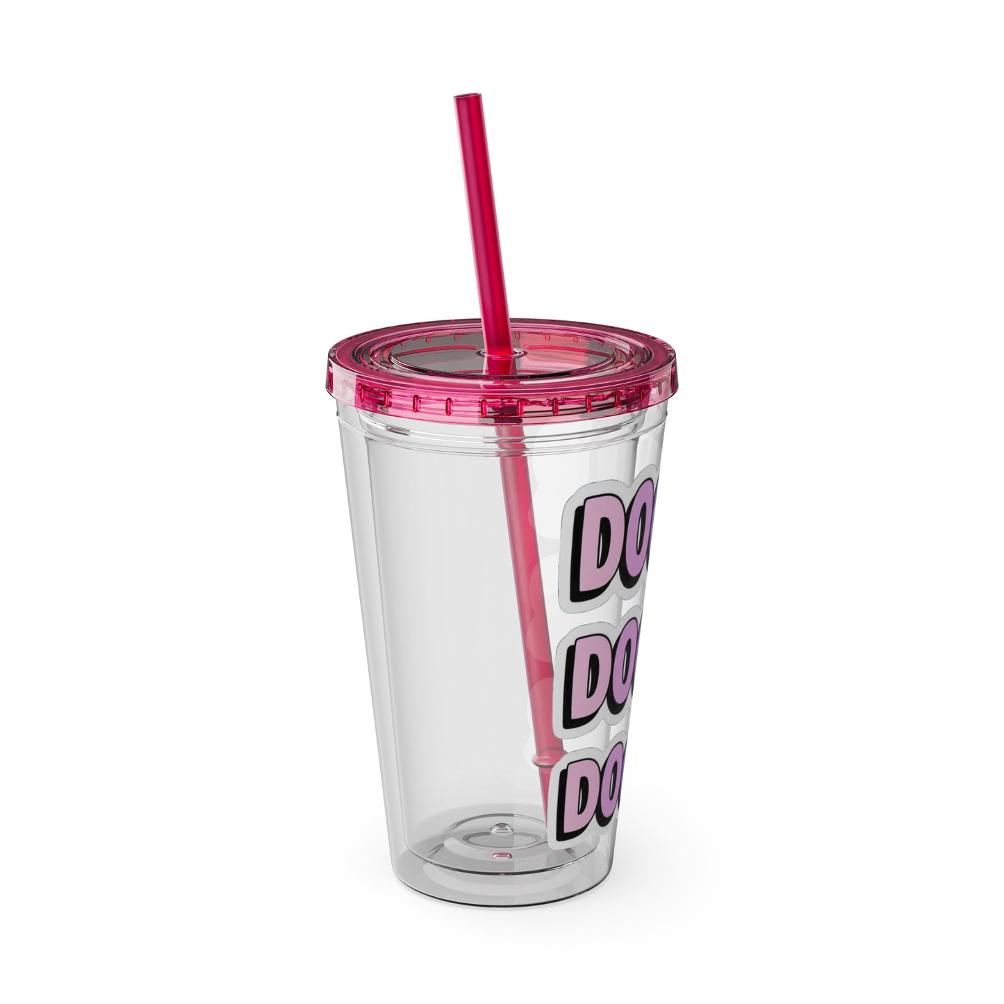 DOCTOR faux sticker Clear Insulated Cup