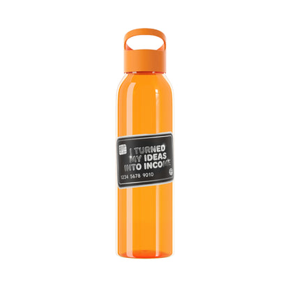 I turned my ideas into income Water Bottle