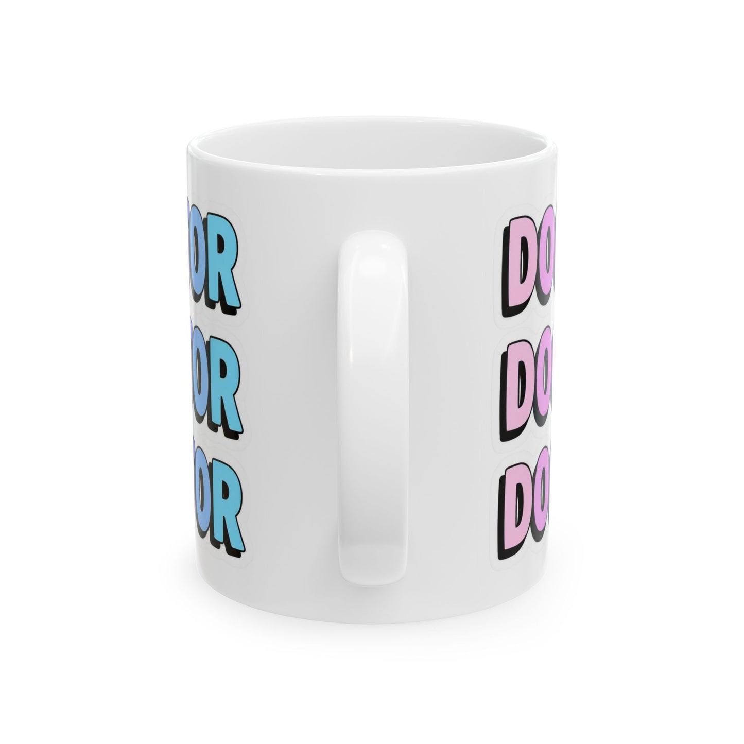 DOCTOR faux sticker Mug