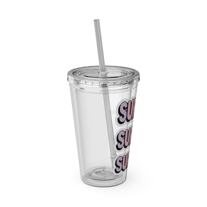 SURGEON faux sticker Clear Insulated Cup