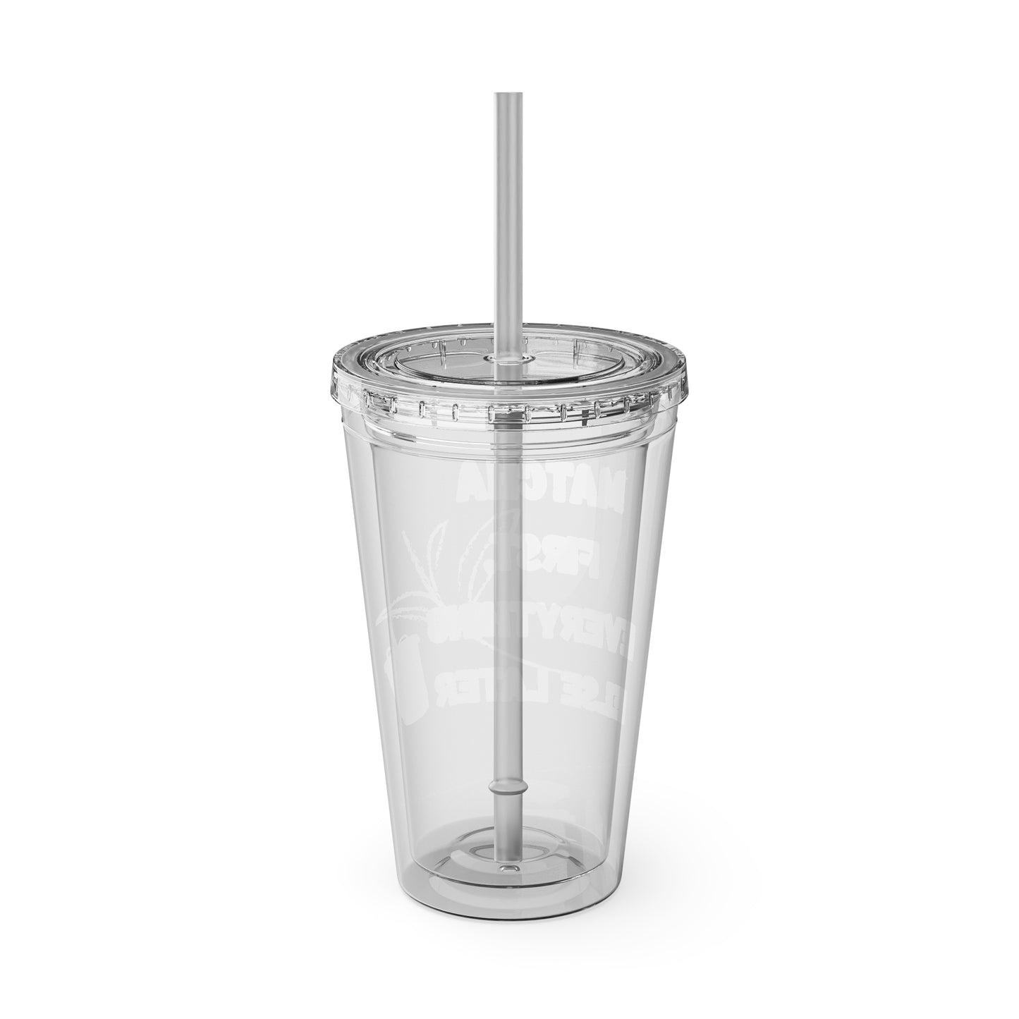 Matcha First Everything Else Later Clear Insulated Cup