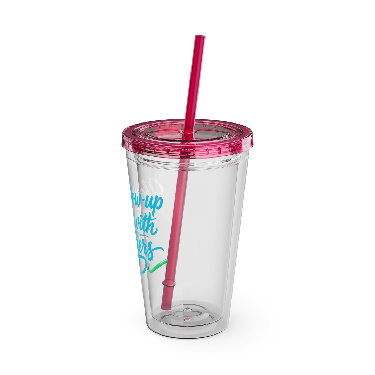 Your glow up starts with my tweezers Clear Insulated Cup
