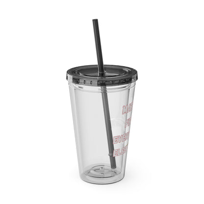 Matcha First Everything Else Later Clear Insulated Cup