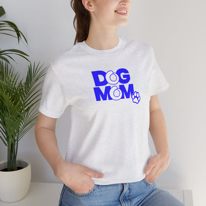 Dog mom blue T-shirt