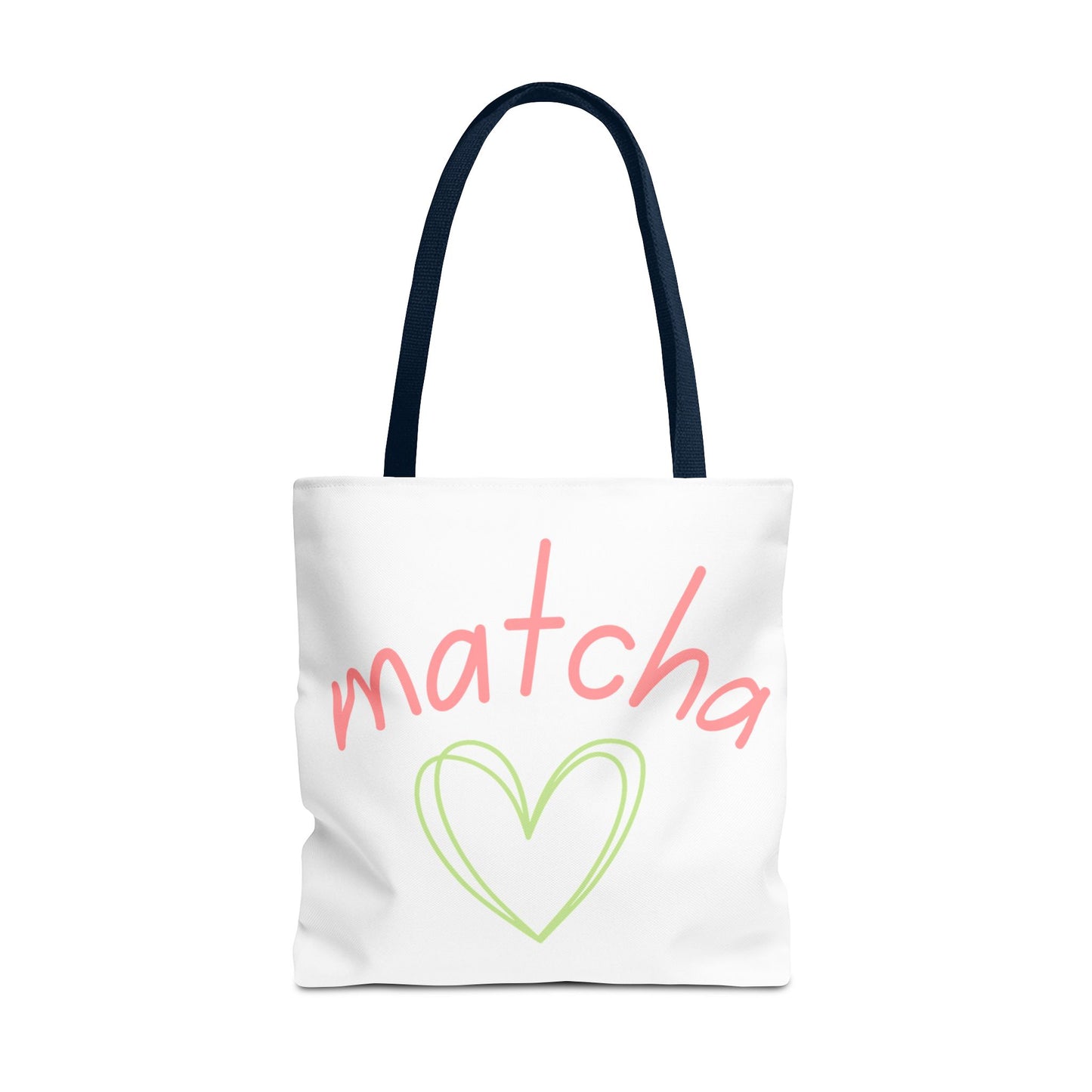 Matcha Heart Tote Bag