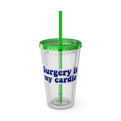 Surgery is my cardio Clear Insulated Cup