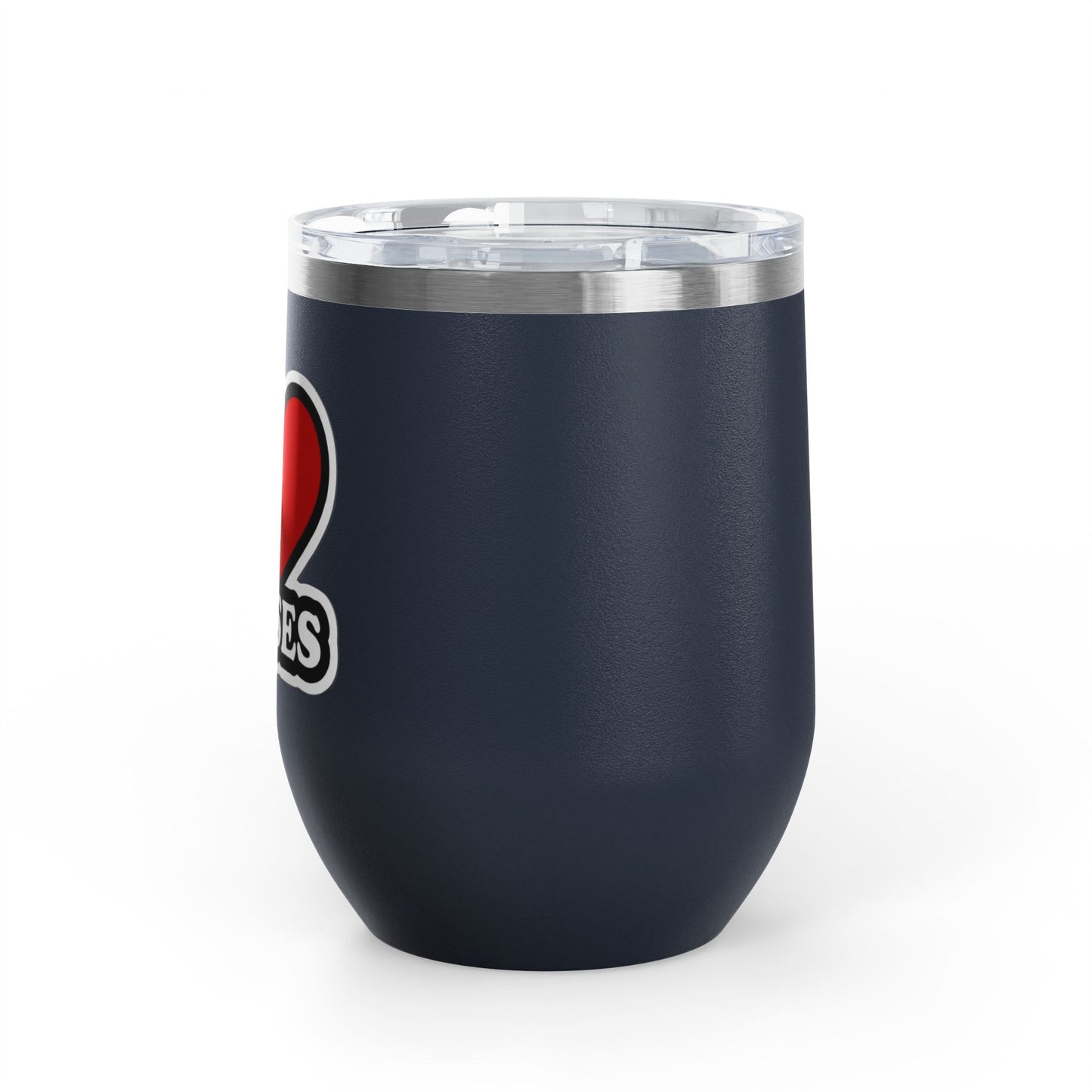 I love nurses faux sticker Tumbler