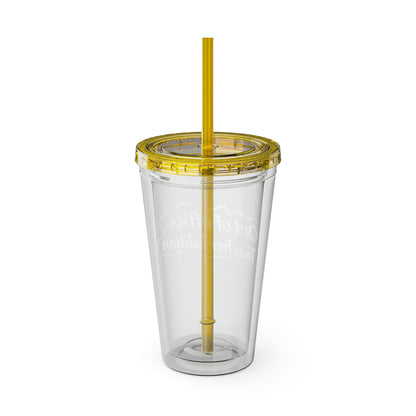 Out of office teacher edition Clear Insulated Cup