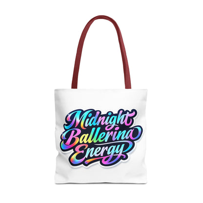 Midnight ballerina energy Tote Bag