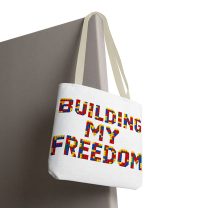 Building my freedom Tote Bag