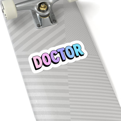 DOCTOR faux sticker Sticker