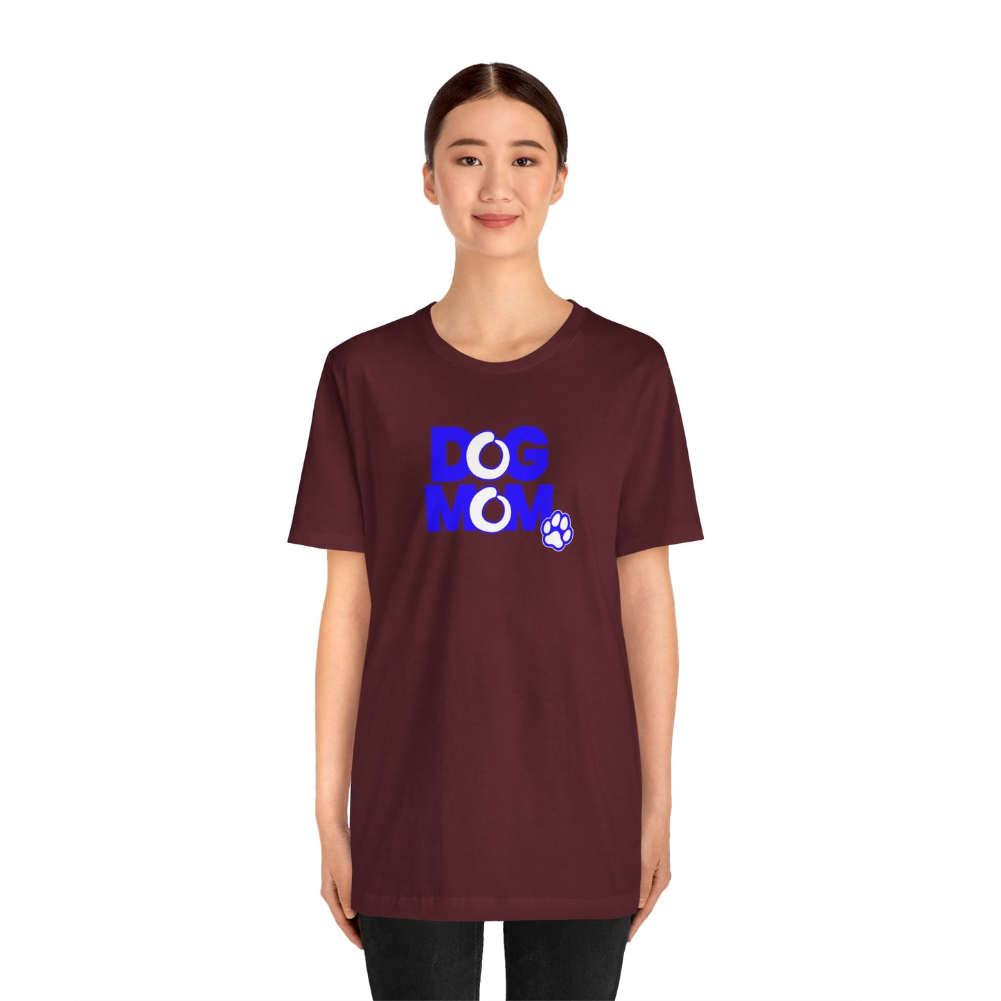 Dog mom blue T-shirt