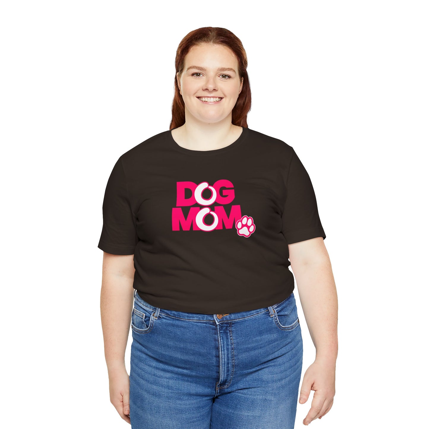 Dog mom pink T-shirt