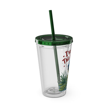 I've earned this attitude Clear Insulated Cup