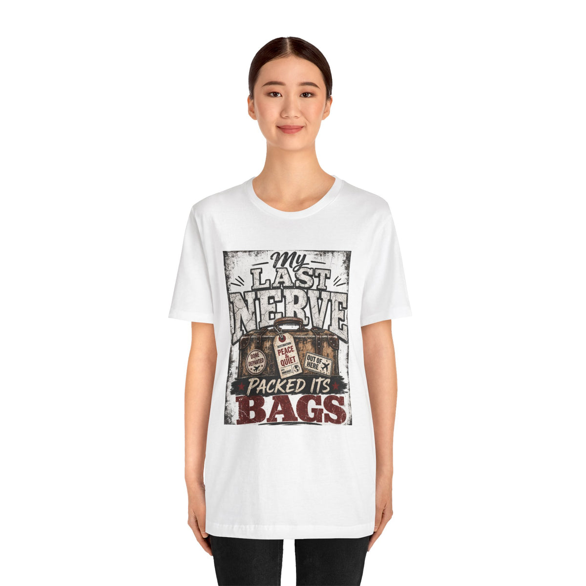 My last nerve packed it's bags T-shirt