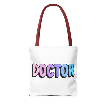 DOCTOR faux sticker Tote Bag