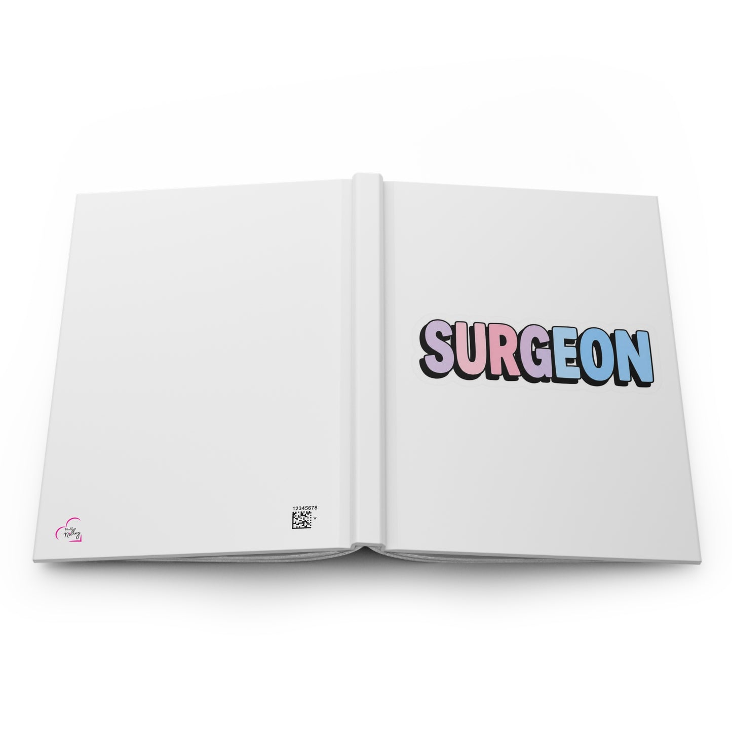 SURGEON faux sticker Hardcover Journal