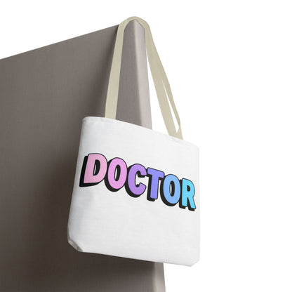 DOCTOR faux sticker Tote Bag