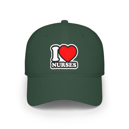 I love nurses Baseball Cap