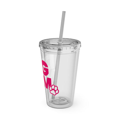 Dog mom pink Insulated Cup