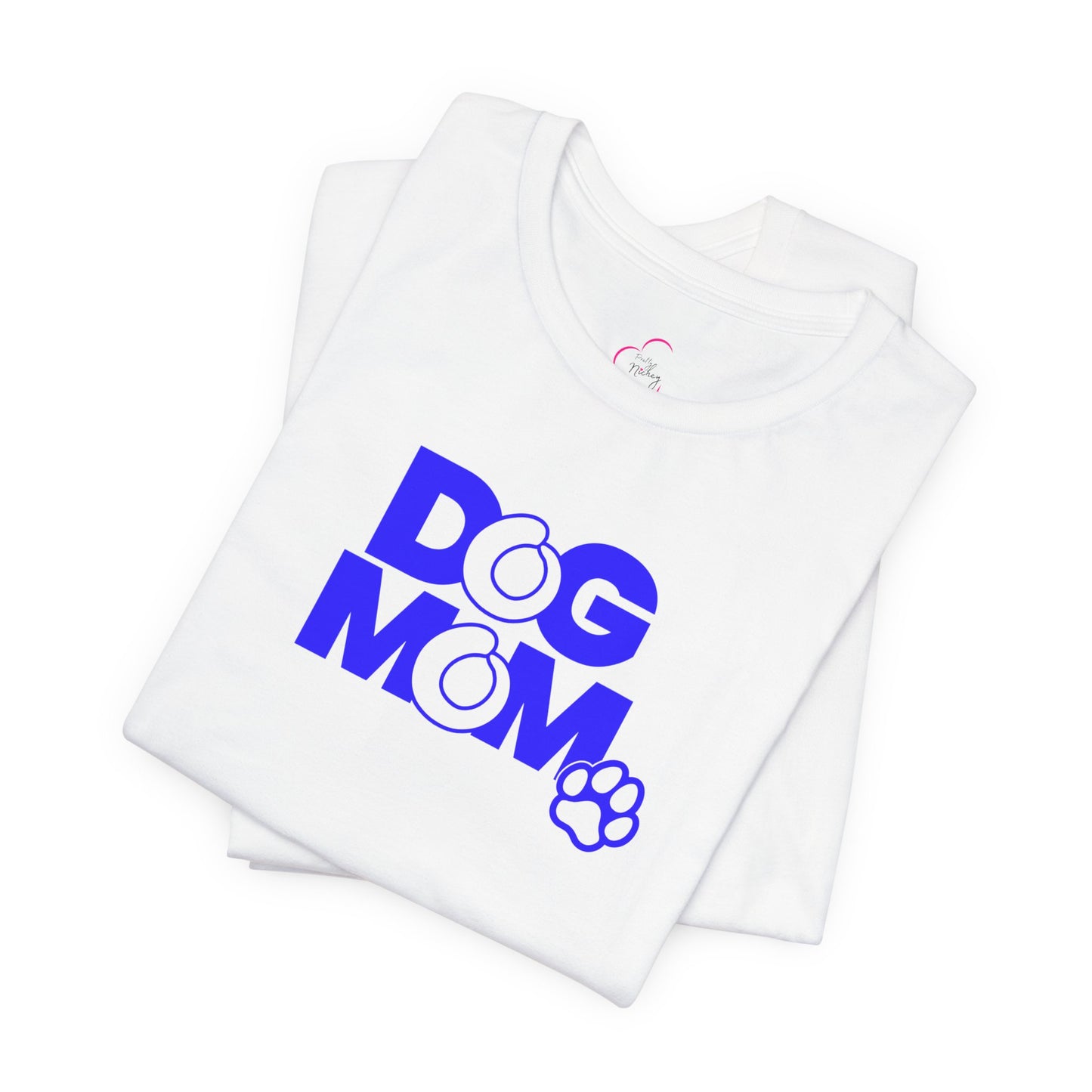 Dog mom blue T-shirt