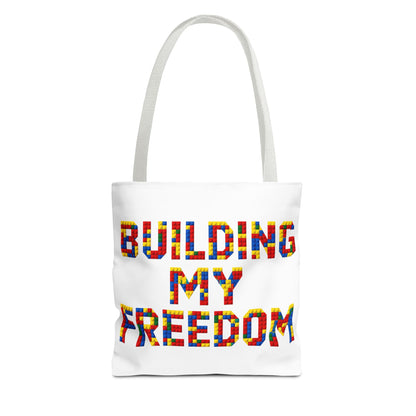Building my freedom Tote Bag