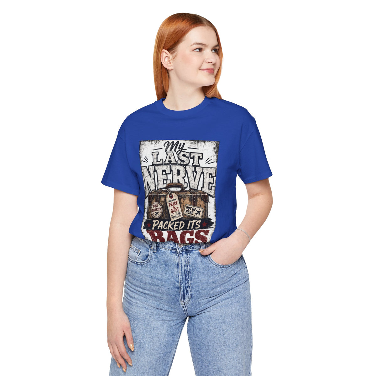 My last nerve packed it's bags T-shirt