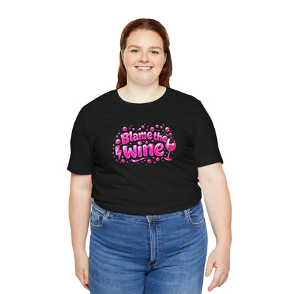 Blame the wine T-shirt