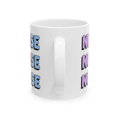 NURSE faux sticker Mug