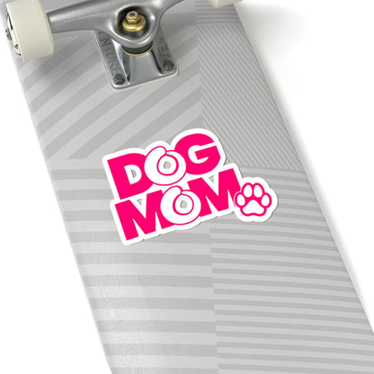 Dog mom pink Sticker