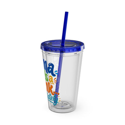 Mama needs a drank immediately Insulated Cup
