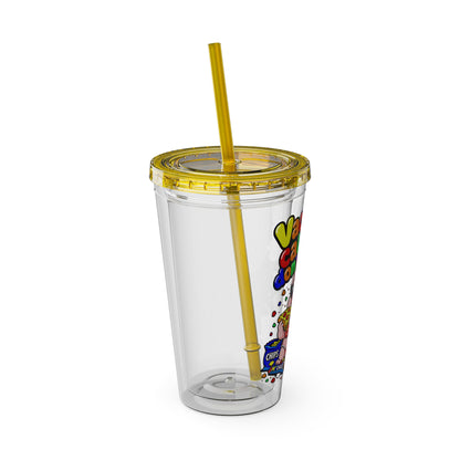 Vacation calories don't count Clear Insulated Cup