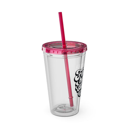 Flawless hair starts in my chair Clear Insulated Cup