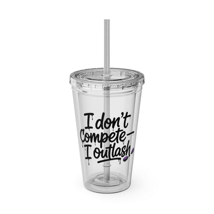 I don't compete I outlash Clear Insulated Cup