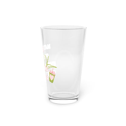 Matcha First, Everything Else Later Beer Glass
