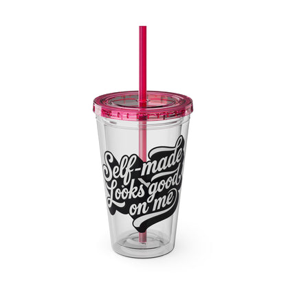 Self-made looks good on me Insulated Cup