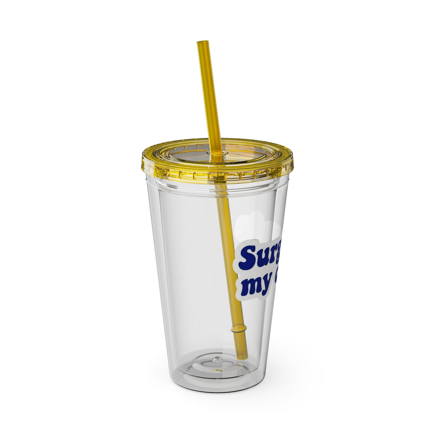 Surgery is my cardio Clear Insulated Cup