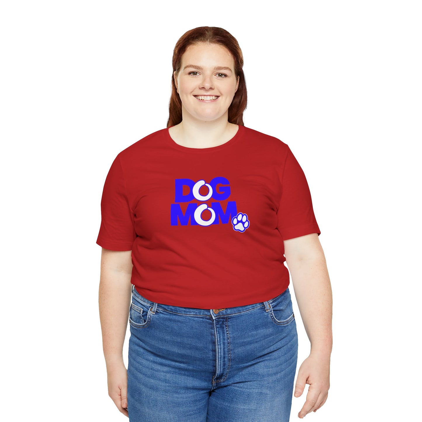 Dog mom blue T-shirt