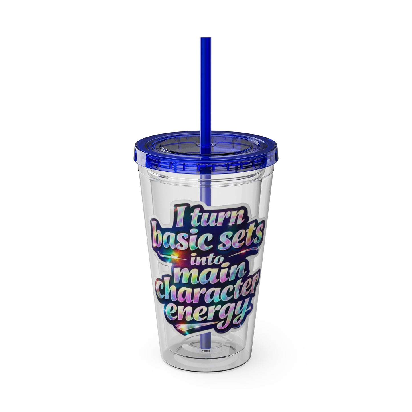 I turn basic sets into main character energy Clear Insulated Cup