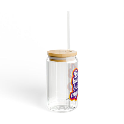 Booked, busy, and building my empire Sipper Glass