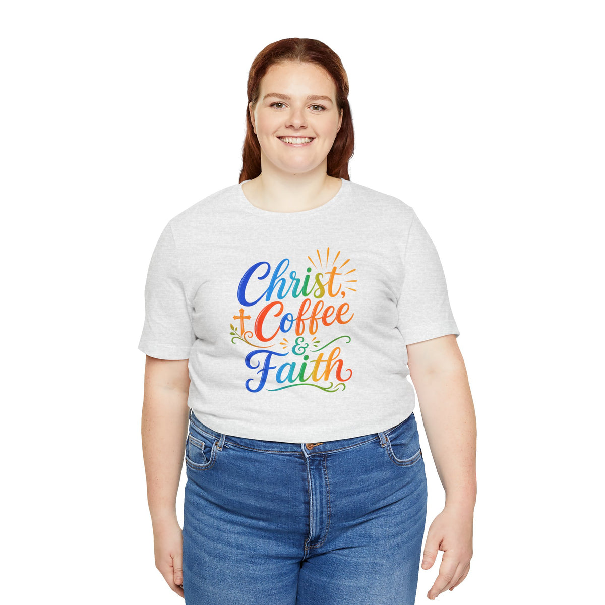 Christ, coffee and faith T-shirt