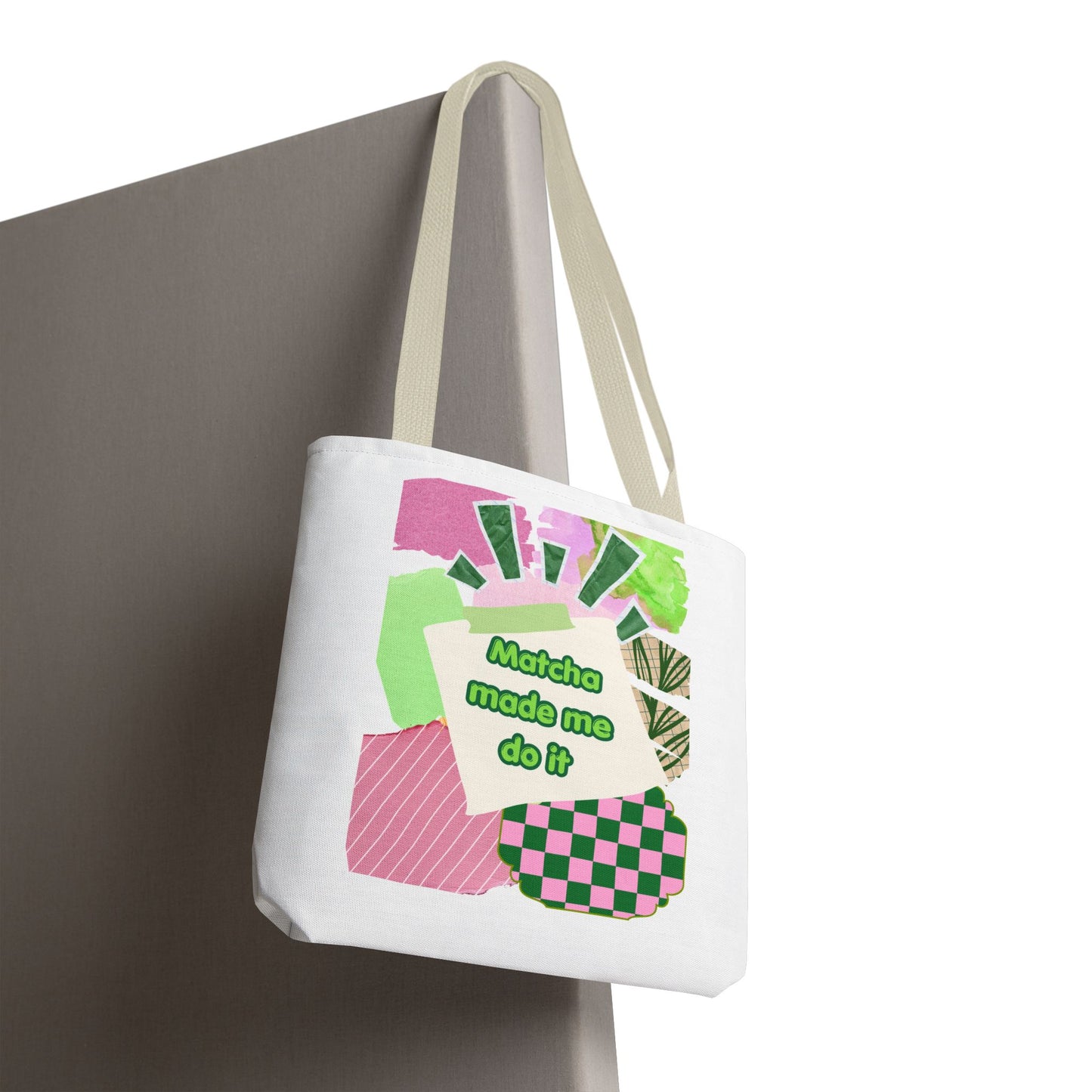 Matcha made me do it Tote Bag