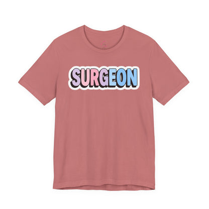 SURGEON faux sticker T-shirt