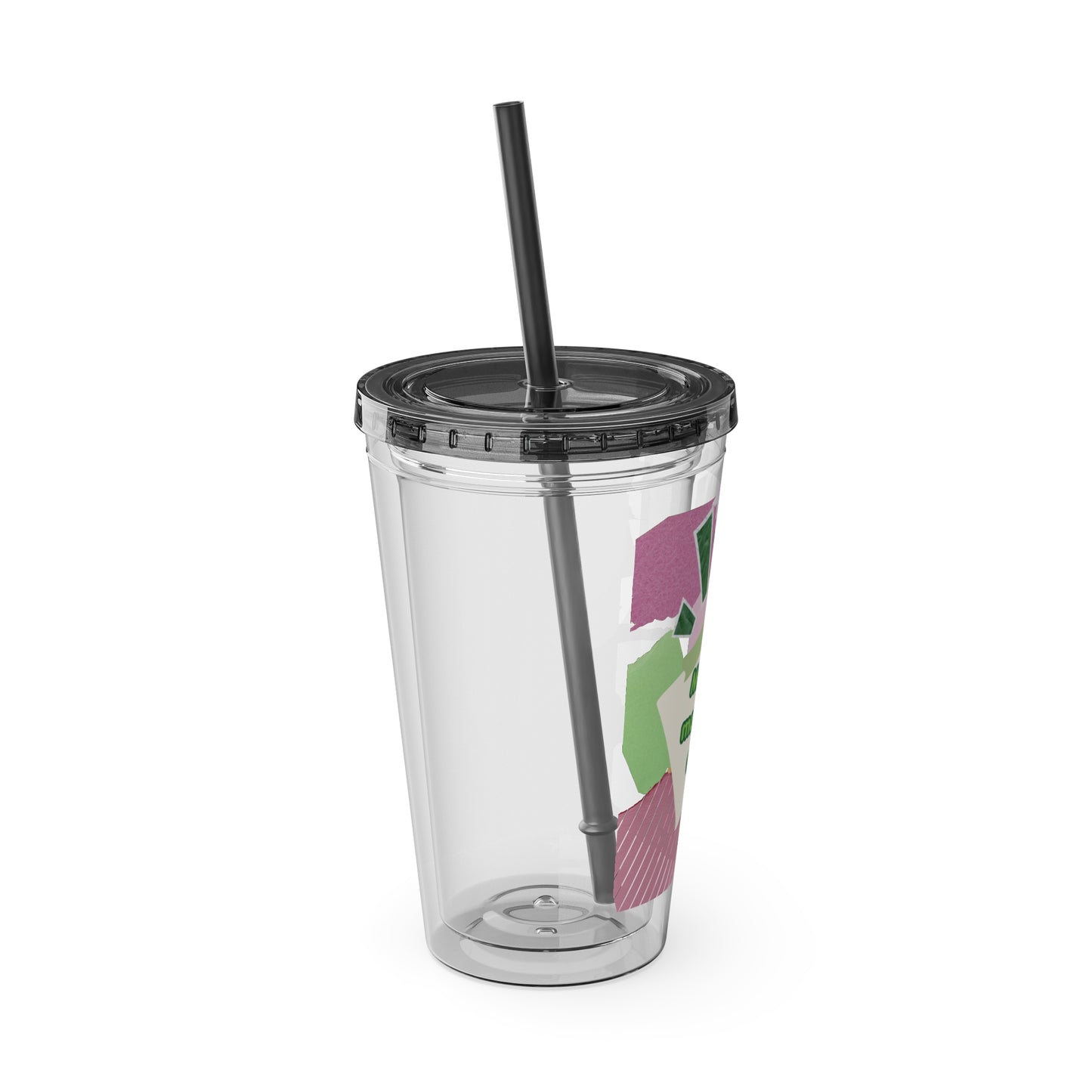 Matcha made me do it  Clear Insulated Cup